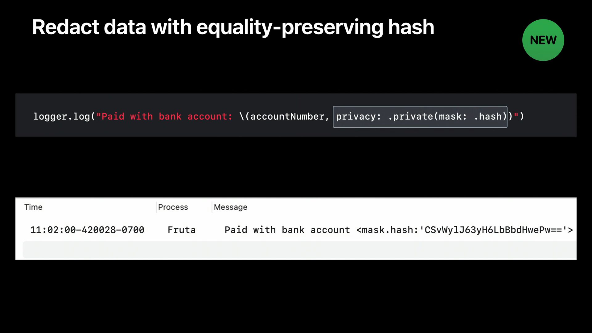 使用 equality-preserving hash 保护私密数据